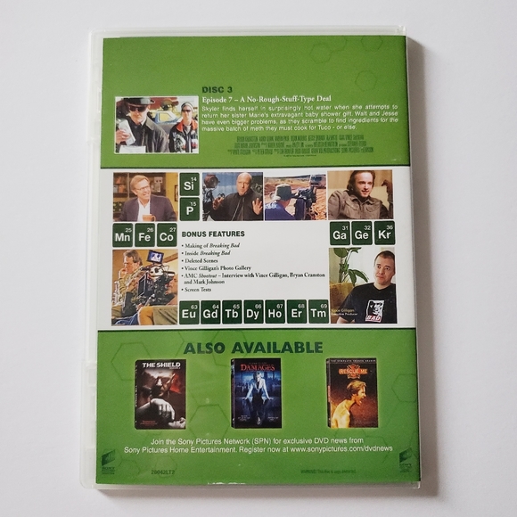 Breaking Bad: Complete First Season - 3 Disc Set (DVD) - Picture 5 of 5